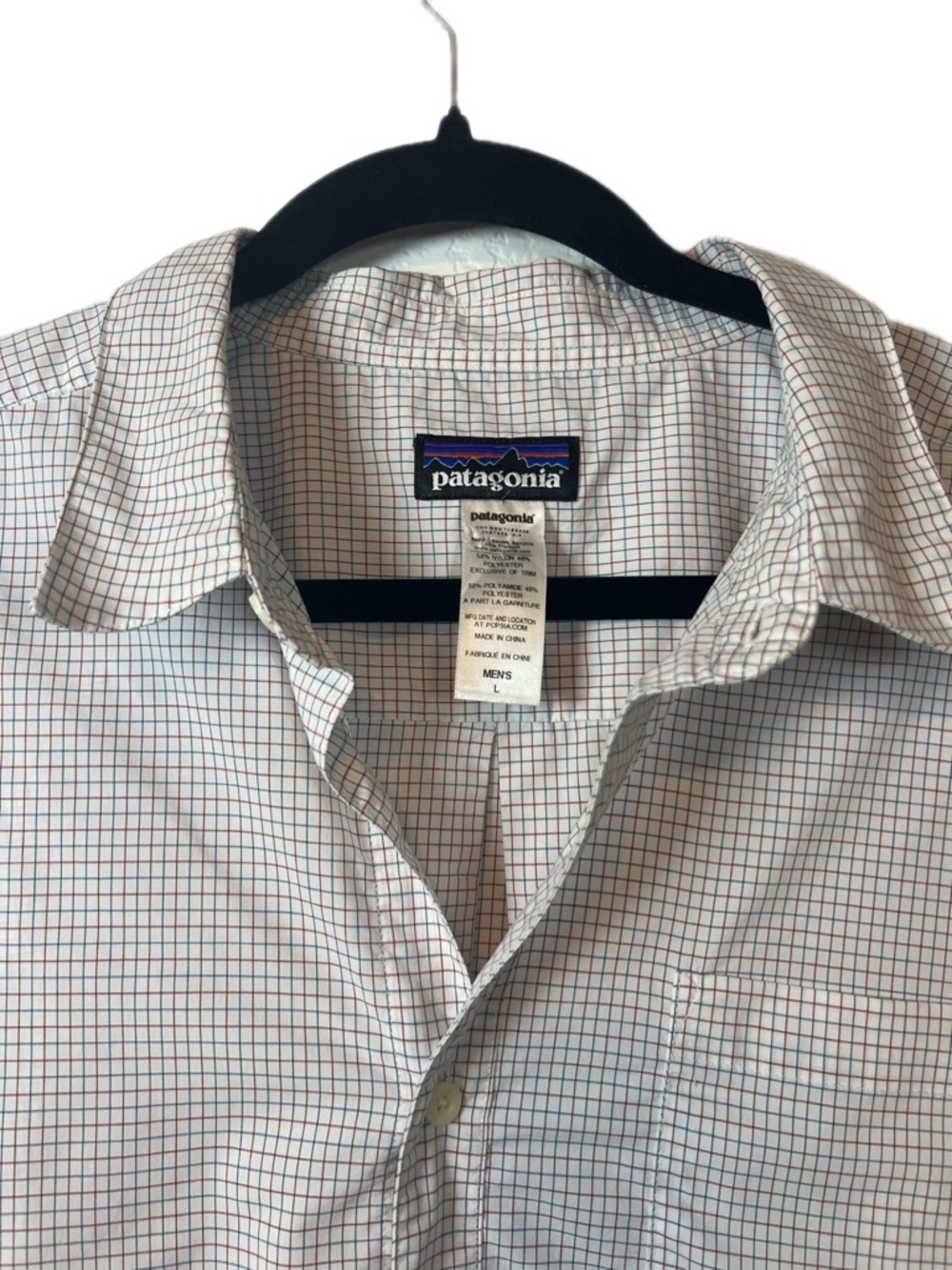 Patagonia sun stretch Short Sleeve Plaid shirt Lightweight Travel hiking fishing - Picture 2 of 11